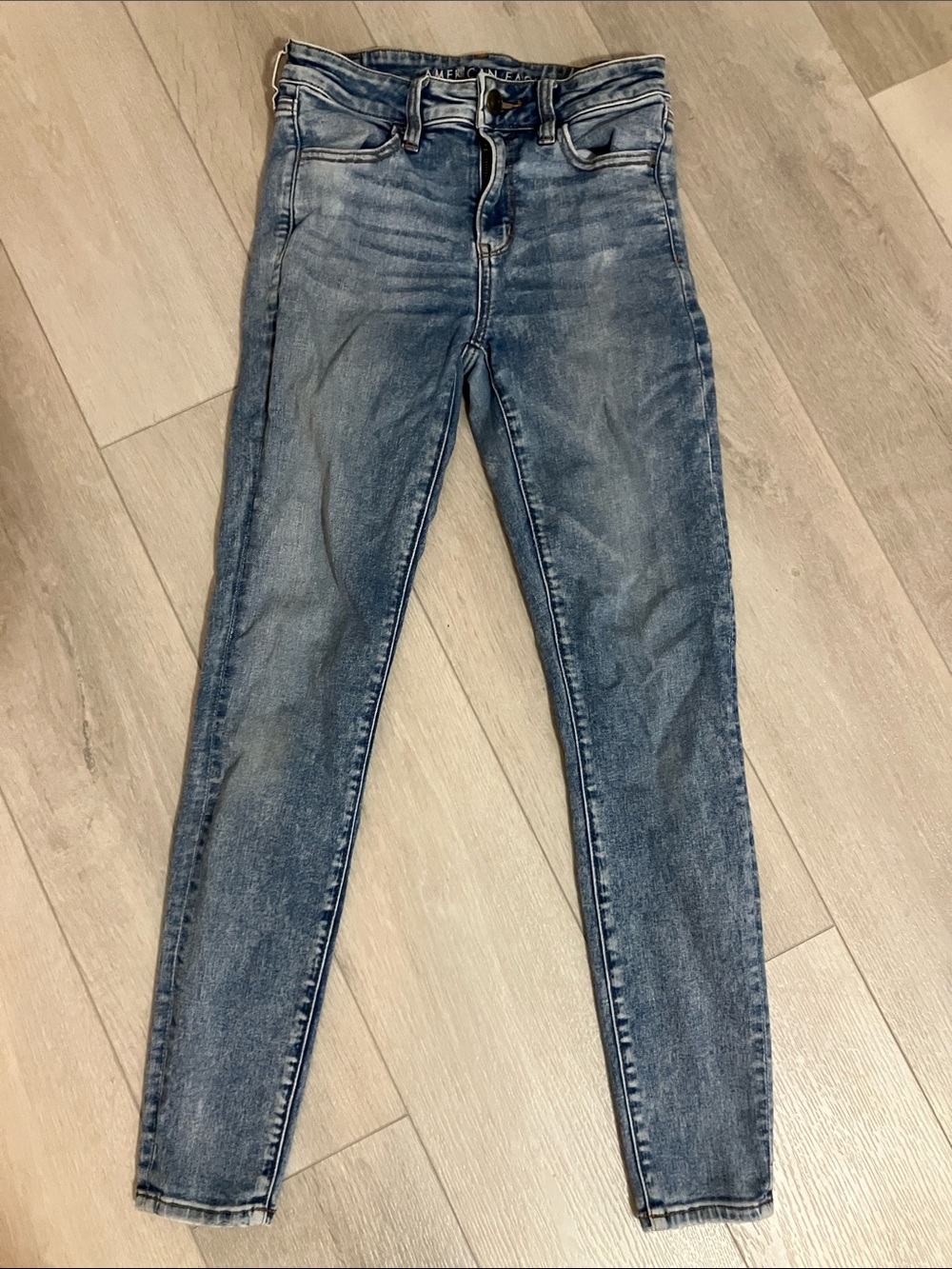 American Eagle , Women’s 4 , High-Rise Jegging Skinny Jeans - Blue